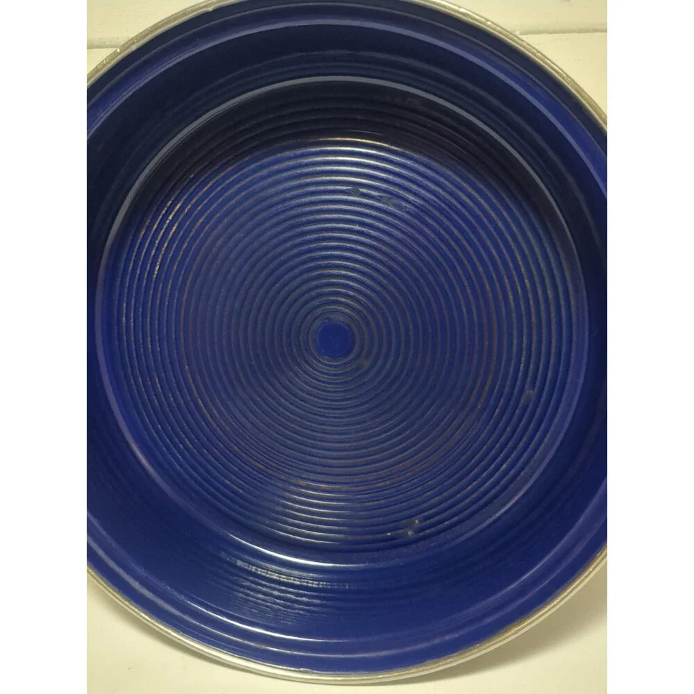 Vintage Chantal Cobalt Blue Enamel Steel 11.25